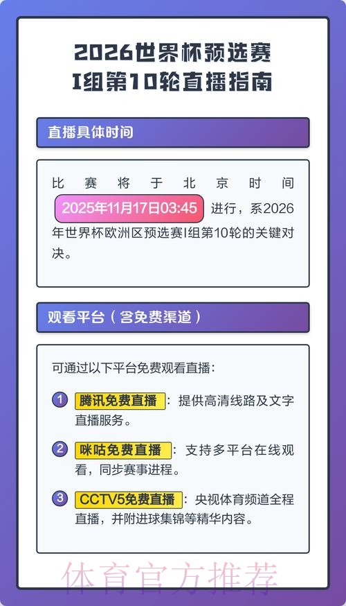 2026世界杯直播实时更新观看指南怎么看 2026世界杯直播实时更新观看指南怎么看