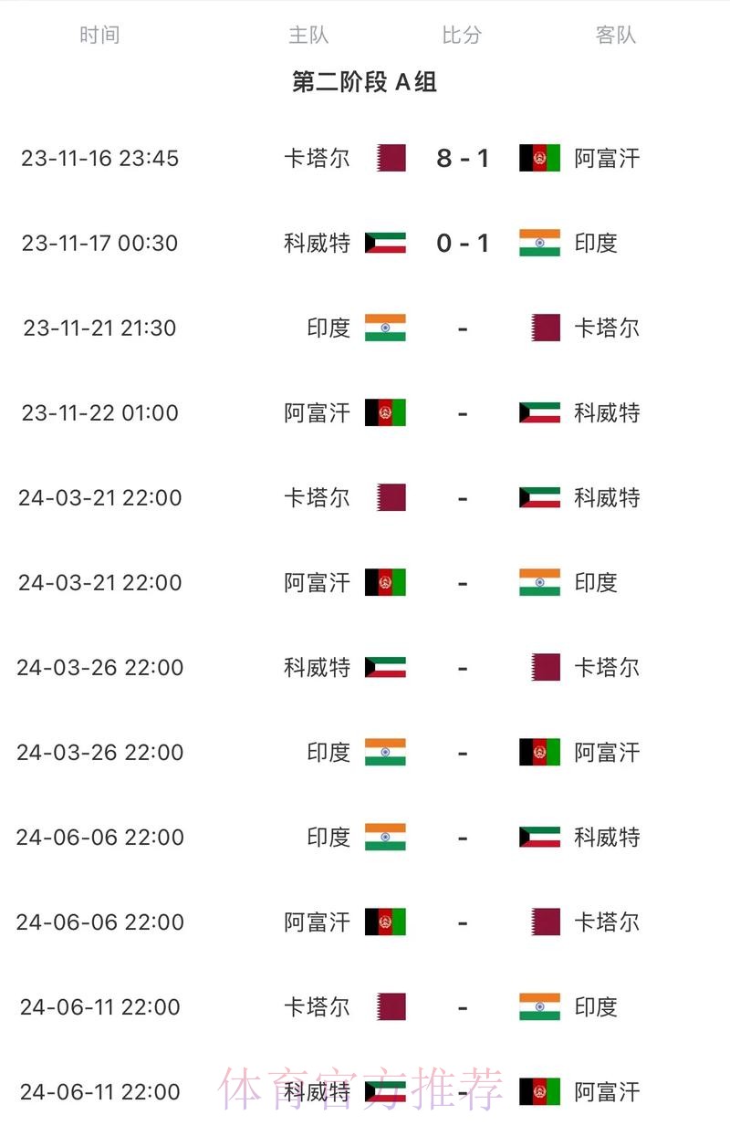 2026世界杯每日赛程官方发布全程直播查询入口